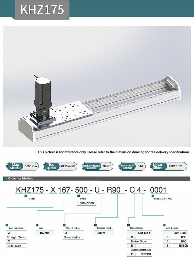 Gear rack linear module