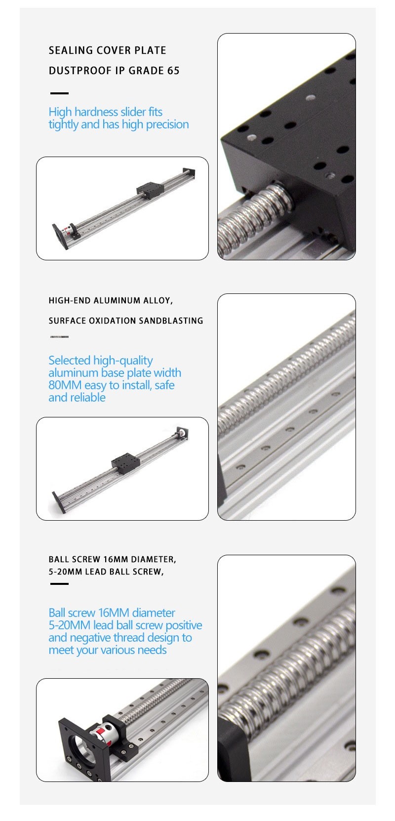 KJ80 ball screw module